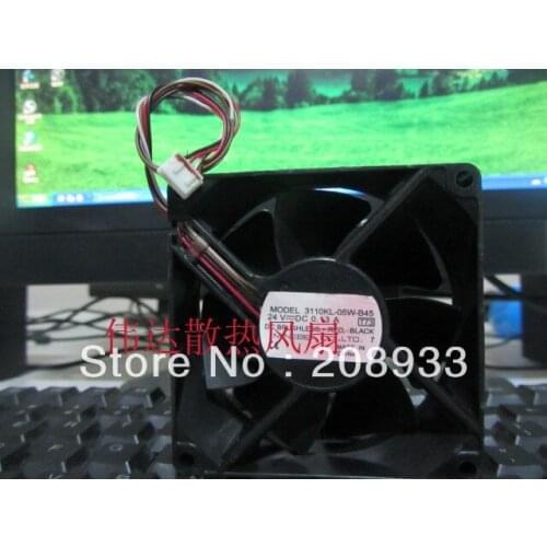 For NMB 8025 3110KL-05W-B45 24V 0.13A 4 line 4-core