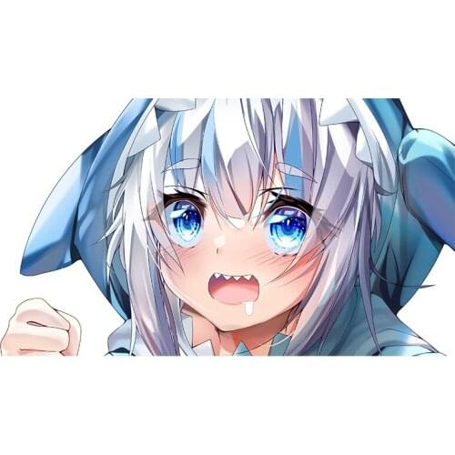 Personality Gawr Gura Personality Creative VAN Car Sticker DIY Scratch-proof Sticker Waterproof Vehicle Decals Apply To Car Door