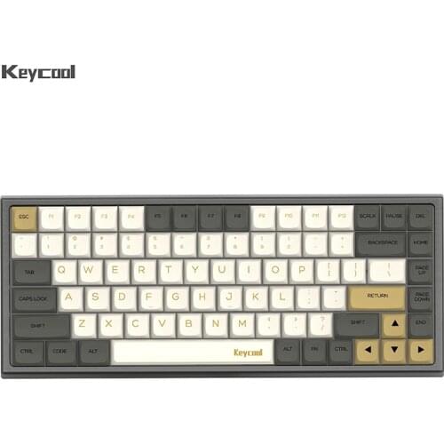 Keycool 84 Mechanical keyboard Shimmer color Hot swappable RGB Lamp Xda key cap