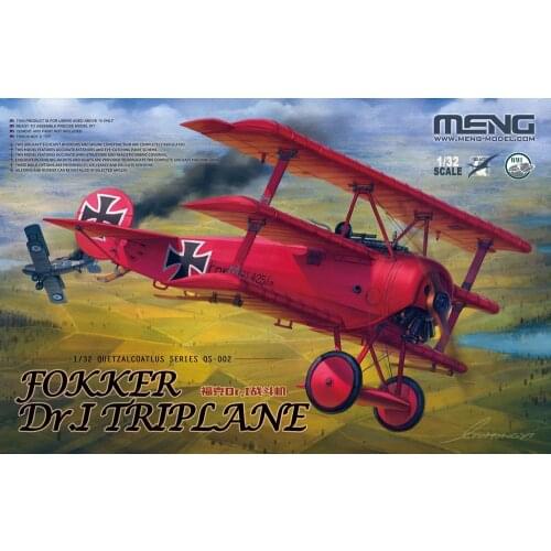 MENG MODEL QS-002 1/32 SCALE FOKKER DR.I TRIPLANE 2020 NEW