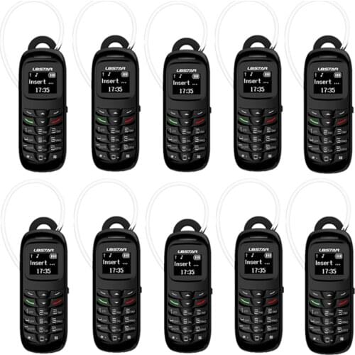 10pcs/lot L8Star Mini Phone Unlock Gtstar BM70 BM30 BM10 Magic Voice GSM cellphone Bluetooth Dialer Mobile Headphone with MP3