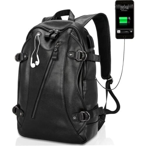 Fashion Mens Backpack Business 14 inch Laptop Backpack Large Capacity Travel Bag School Backpack for Outdoor Backpack