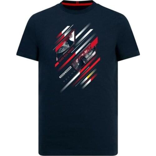 2021 spring and autumn summer mens and womens round neck T-shirt F1 T-shirt polyester quick-drying material
