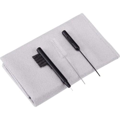 Hearing Aid Cleaning Kit Earwax Remover Cleaning Brush Vent Cleaner Microfiber Cleaning Cloth