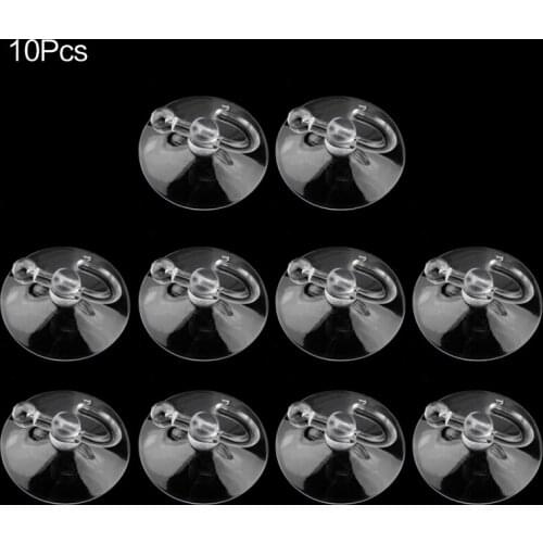 10pcs Clear Suction Cup Sucker For Window Glass Wall Hook Hanger Kitchen Bathroom Wall Suckers