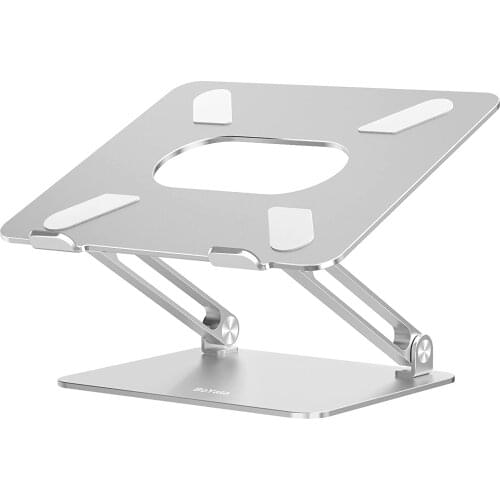Adjustable Ergonomic Laptop Holder, Aluminium Alloy Notebook Stand Compatible for MacBook Pro/Air, Dell XPS, Lenovo Laptop