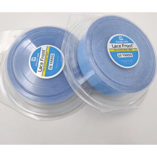 36 YardsX2.54CM Super DoubleSided Adhesives Blue Lace Front Support Tape Length33M For Tape Hair/Skin Weft Hair/Lace Wigs/Toupee