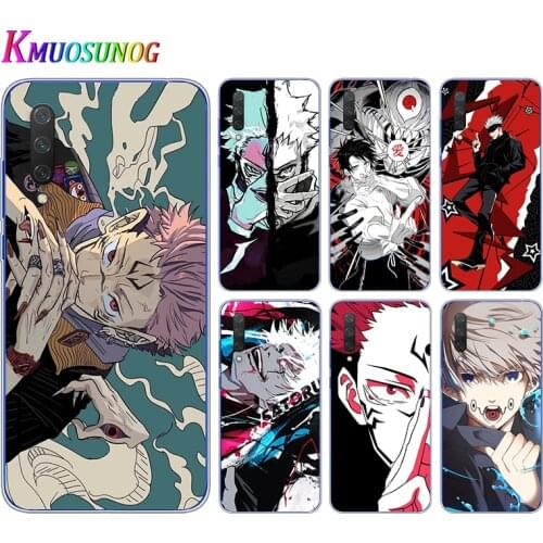 Jujutsu Kaisen Satoru Gojo anime For Xiaomi Mi 11i 11 10i 10T 10 9T 9SE 9 8 A3 CC9 CC9E Note 10 Lite Pro Ultra Soft Phone Case