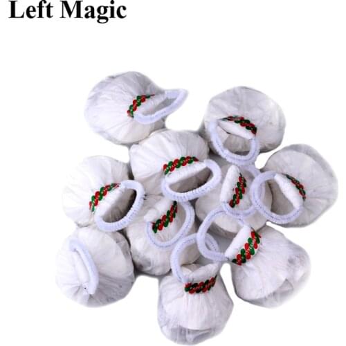 Throw Streamers (10 Pieces/Pack 30 Strands) Magic Tricks Multicolor Or White Spider Thread Magic Props Accessories Stage Magic