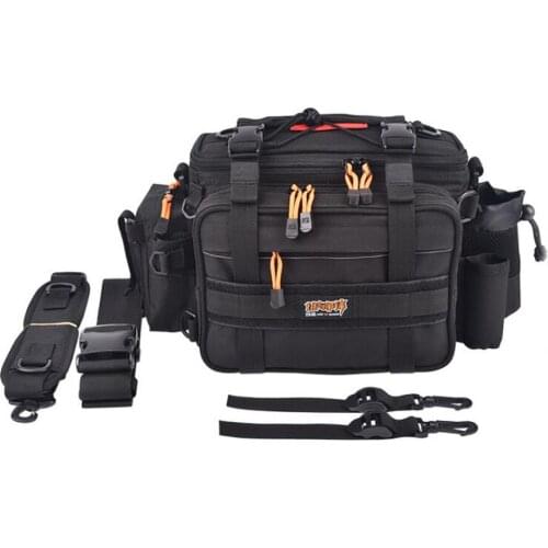 High Quality 4-Color Outdoor Fish Bag Multifunctional Shoulder Waist Fishing Gear Lure Bait Reel fishing tackle bag