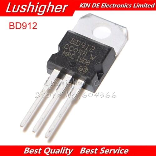 10pcs BD912 100V 15A TO-220 TO220 Darlington Transistor Original
