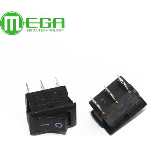 100pcs KCD-101 250VAC 3A Connectors 2pin 3pin ON / OFF Rocker Switch for water dispenser power button