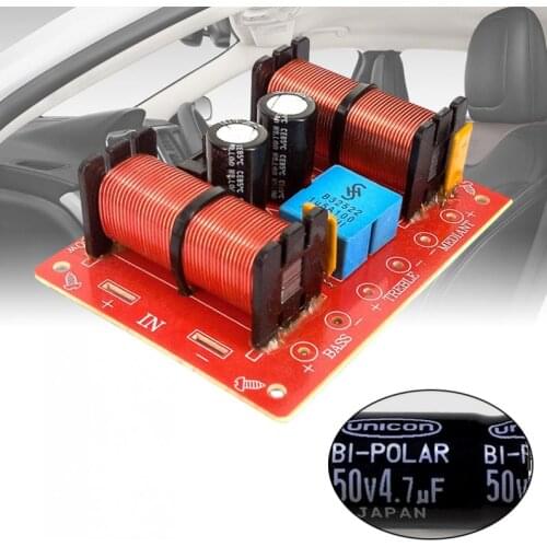 150W 12V 3 Way 3 Speaker Unit HiFi Home Speakers Audio Frequency Divider Crossover Filters