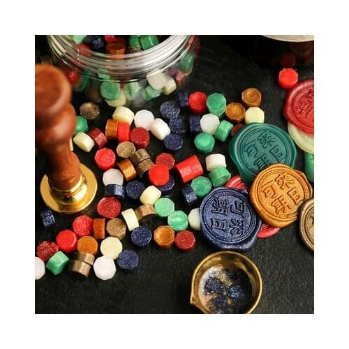 160pcs Flash wax seal wax granule seal wax ins gold powder wax Vintage Craft Decoration Suppliers Card Making Tools