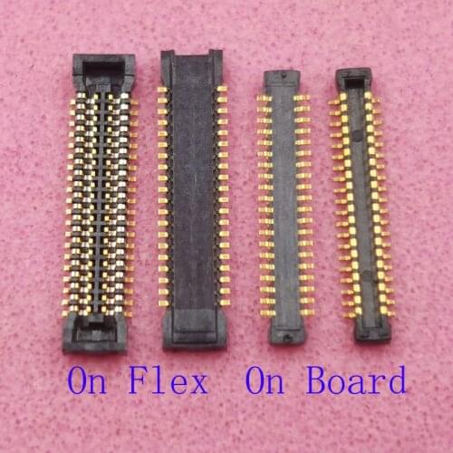2pcs Lcd Display Screen Flex FPC Connector For Samsung Galaxy J5 J7 2015 J5008 j500F J500 J700 J700F J7008 Plug On Board 40pin