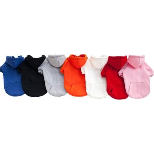 ADEWEL 2020 Black White Solid Color Loose Plus Size Dog Clothes Ubranka Dla Psa Ropa Perro French Bulldog Winter Hoodie 2XL