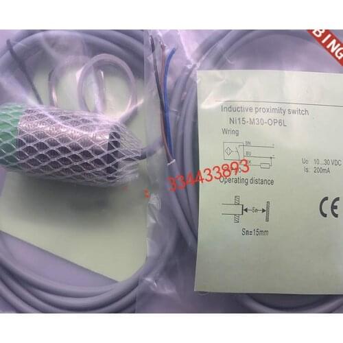 3pcs NI15-M30-OD6L New High Quality DC two-wire normally open inductive sensor proximity switch