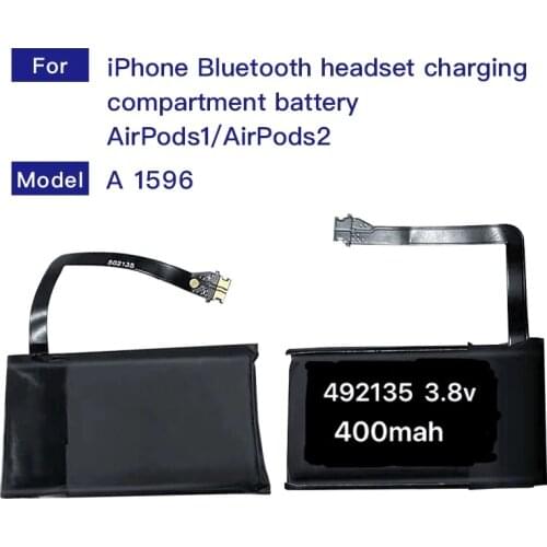 3.8V 400mAh battery for Airpods 1 2 Wireless Charging box A1596 020-00098