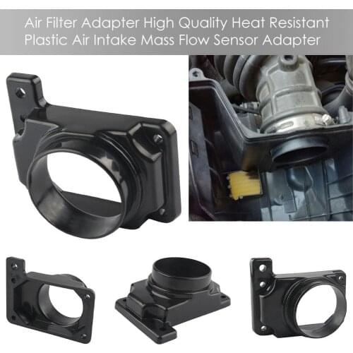 Car Air Flow Sensor Adapter Air Filter Adapter High Quality Heat Resistant Plastic Air Intake Mass Flow Sensor Adapter