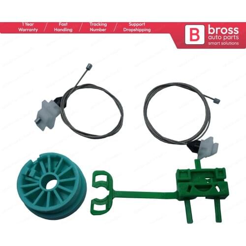 Bross Auto Parts BWR5281 Power Window Regulator Set Repair Front Left Door for Fiat Punto MK2 188. Fast Shipment Made in Turkey