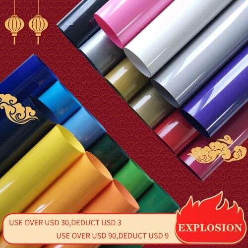 Free shipping 1 sheet 7.9"x12"/20cmx30cm Sticky Back PVC Heat Transfer Vinyl Heat Press Machine T-shirt Iron On HTV Printing