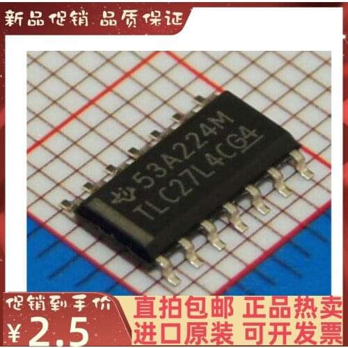 Free shipping TLC27L4CDR TLC27L4C SOP14 10PCS