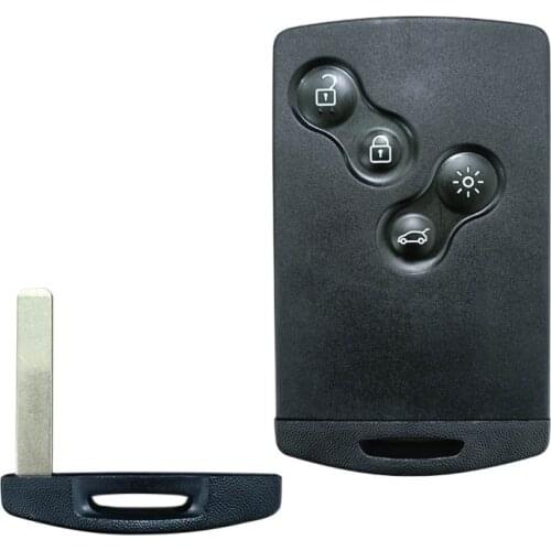 CN010026 Aftermarket Smart Card for Renault Clio 4 Buttons 433MHZ Smart Key PCF7953 Keyless GO