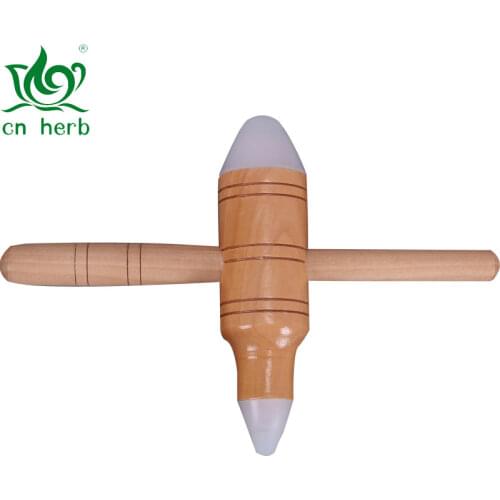 CN Herb Free shipping wooden massager foot meridian massage foot massage stick solid wood whole body acupuncture