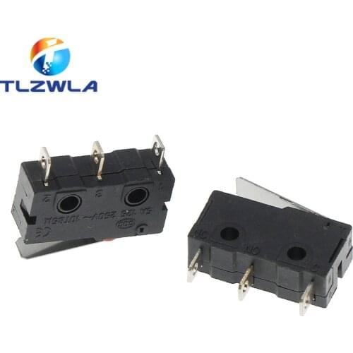 10PCS Limit Switch 3 Pin N/O N/C High quality All New 5A 250VAC KW11-3Z Micro Switch