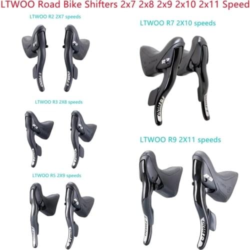 LTWOO R2/R3/R5/R7/R9 14/16/18/20/22 speed Road Bike Shifters Lever Brake Road Bicycle Compatible for Shimano Derailleur