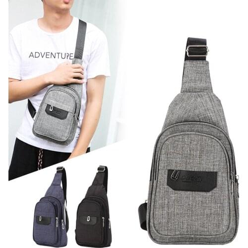 Chest Bag Men Knapsack Fashion Nylon Waterproof Multifunctional Backpack Male Phone Pouch Travel Crossbody Bag Men Bag