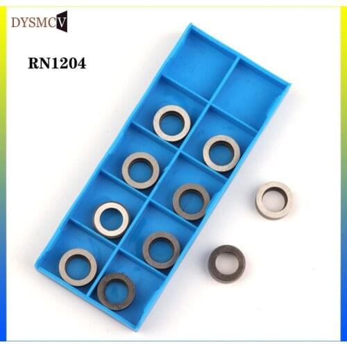 10pcs Carbide Shim RN1204 High-precision Size Round CNC Lathe Carbide Tool Pad Machine Tool Accessories Protective Turning Tool