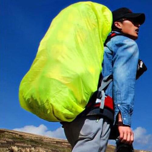 Outdoor Waterproof Nylon Travel Camping Hiking Backpack Dust Rain Cover Sports Cycling Climbing Rucksack Skin Accessory 30-40L