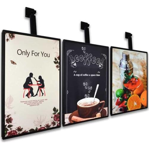 Menu board fast food sign board led light fluorescent led menu boards