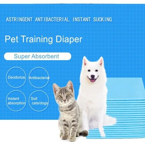 Super Absorbent Pet Diaper Dog Training Pee Pads Disposable Healthy Nappy Mat For Dog Cats 4 Sizes