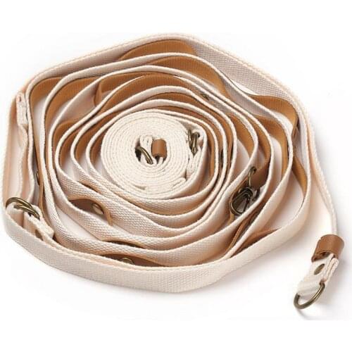 Outdoor Clothesline Washing Line Leather Camping Clothes Line Leather PU Canopy Camping Equipment Webbing Extended Tent Lanyard