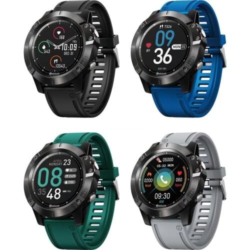 VIBE 6 Smart Sports Watch Bluetooth 1.3-inch Touch Screen Bracelet IP67 Waterproof Pedometer Wristwatch For Android 4.4/iOS 9.0