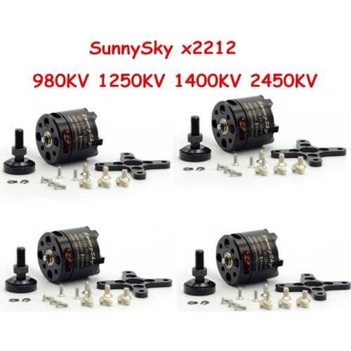 100% original 4pcs SUNNYSKY X2212 980KV 180W Brushless Motor Quad-Hexa copter