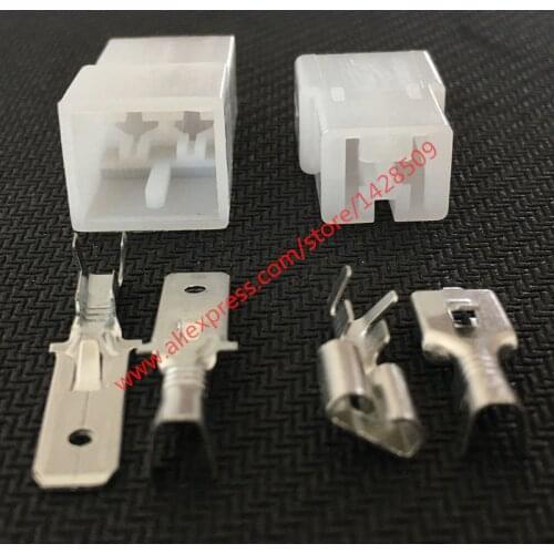 5 Sets 2 Pin Automotive Plug Female Male Electric Connector 180924-5 180923-5