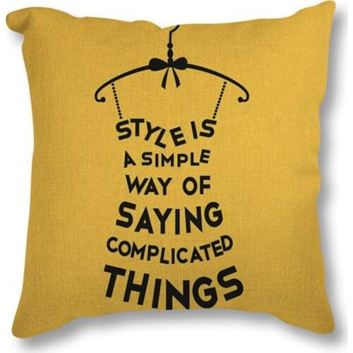 Abstract Motivational Quotes Cotton Linen Creative Sofa Cushion Embrace Throw Pillow Decorative Chair Cushion 45x45cm Home Decor