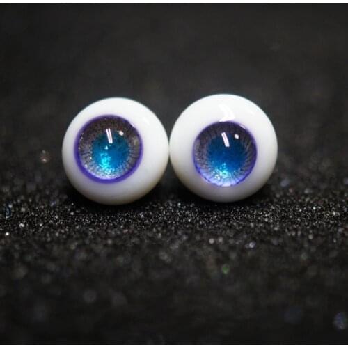 BJD Eyes Ball 12mm/14mm/16mm Glasses Eyes for 1/3 1/4 1/6 BJD Dolls Accessories