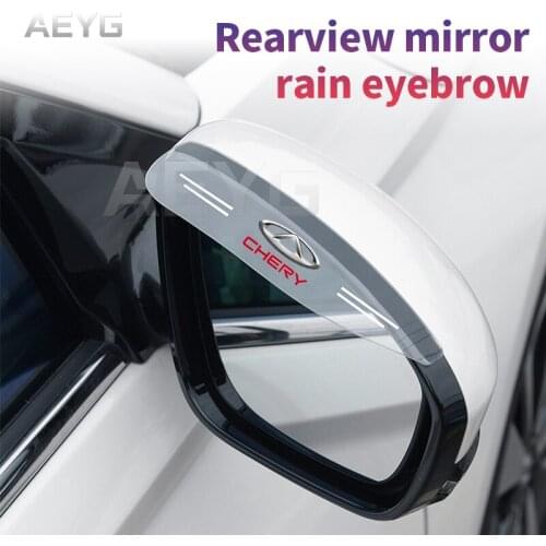 Car Rearview Mirror Rain Eyebrow Rain Shield Rear View Side Guard For Chery Fulwin QQ Tiggo 3 5 T11 A1 A5 A3 PRO 8 Accessories