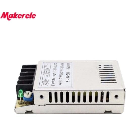 Free shipping 10w micro mini size switching power supply ultrathin compact for led 110V 220v AC to 5V 12V 15V 24v 48VDC