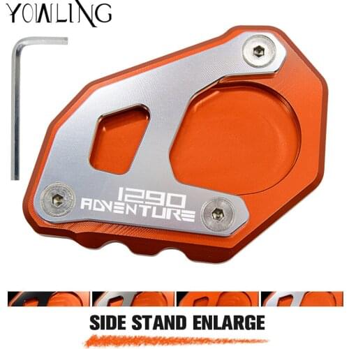 YOWLING Motorcycle Side Stand Kickstand Sidestand Extension Plate Pad Support Plate For 1050 1090 1190 1290 Adventure