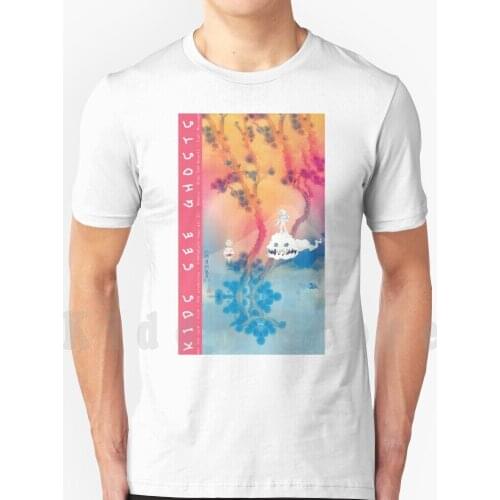 Kids See Ghosts T Shirt Cotton Men Diy Print Cool Tee Kids See Ghosts Kanye Life Of Pablo Freeee Cudi Ye Pusha T Ghost Town