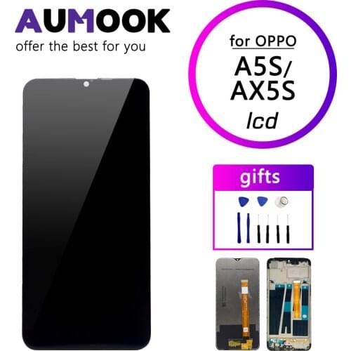 LCD Display for OPPO A5S AX5S Screen Full Assembly Digitizer Screen with Frame for A7 AX7 LCD Display Repair Replacement