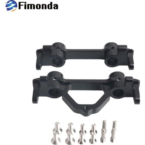 Fimonda 2pcs Metal Front & Rear Bumper Bracket for 1/10 RC Crawler Car Axial SCX10 RC4WD D90 Upgrade Parts