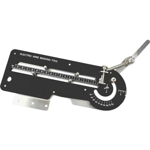 Wire Cable Bending Machine Copper Wire Bender Forming Bending Tool Folding with Bending Angle Ruler for 2.5~25 Square Cable Wire