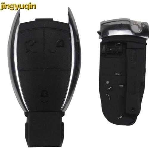 Jingyuqin With Battery 3 Buttons Remote Smart Key Case Shell for MERCEDES BENZ A B C E G R CL CLK E G GL M SLK CLASS Styling