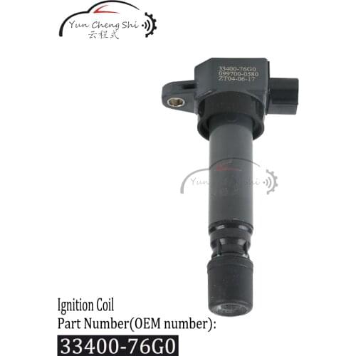 Ignition Coil 33400-7660 33400-76G0 33400-76G00 For Suzuki ALTO III WAGON R+ 1.0
